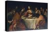 Last Supper by Valentin De Boulogne-null-Stretched Canvas