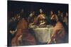 Last Supper by Valentin De Boulogne-null-Stretched Canvas