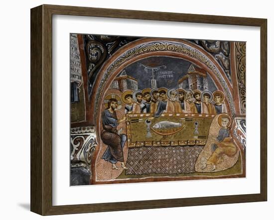 Last Supper, Byzantine Fresco-null-Framed Giclee Print