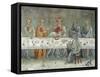 Last Supper, Central Part-Stefano Di Antonio Vanni-Framed Stretched Canvas