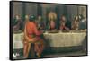 Last Supper: Central part-Matteo Rosselli-Framed Stretched Canvas