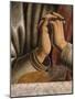 Last Supper Detail of Bread and Wine by Hands of Apostle Bartholomew, Fresco C.1444-50-Andrea Del Castagno-Mounted Giclee Print