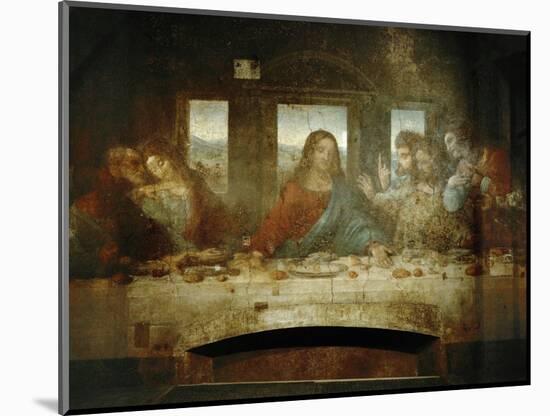 Last Supper, Detail of Christ with Apostles, 1498-Leonardo da Vinci-Mounted Giclee Print