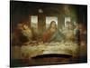 Last Supper, Detail of Christ with Apostles, 1498-Leonardo da Vinci-Stretched Canvas