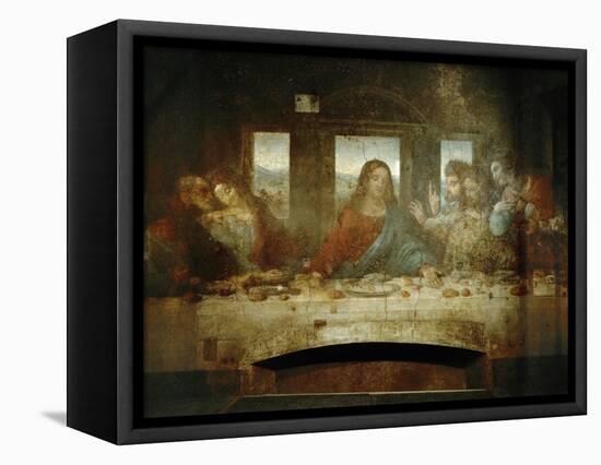 Last Supper, Detail of Christ with Apostles, 1498-Leonardo da Vinci-Framed Stretched Canvas