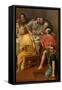 Last Supper (Oil on Panel)-Adriaen Thomasz Key-Framed Stretched Canvas