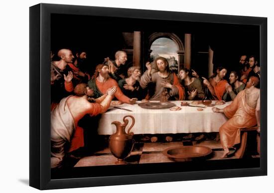 Last Supper religious Jesus Christ Art Print POSTER-null-Framed Poster