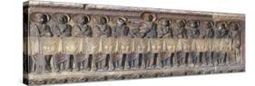 Last Supper, Scene of Jesus' Passion, by Campionesi Masters, Railing Decorated in Relief, Ambo-null-Stretched Canvas