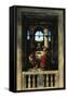 Last Supper, Stained Glass-Giuseppe Bertini-Framed Stretched Canvas