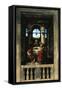 Last Supper, Stained Glass-Giuseppe Bertini-Framed Stretched Canvas