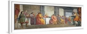Last Supper with Portraits of Lionardo Conti and His Nephew-Fabrizio Boschi-Framed Giclee Print