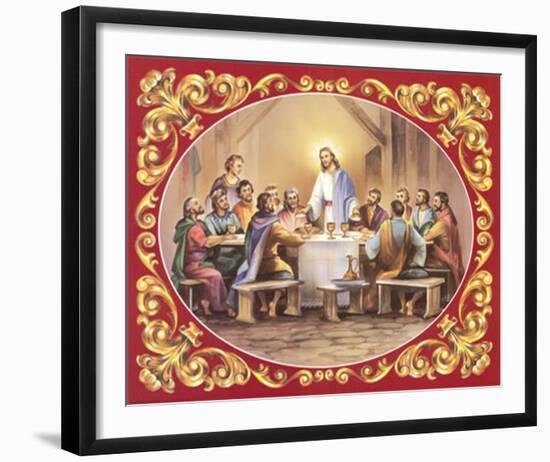 Last Supper-Vincent Barzoni-Framed Art Print