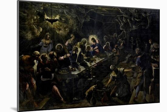 Last Supper-Tintoretto-Mounted Art Print