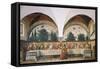 Last Supper-Ghirlandaio-Framed Stretched Canvas