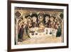 Last Supper-Jaume and Pere Serra-Framed Art Print