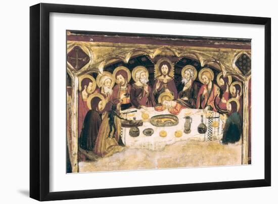 Last Supper-Jaume and Pere Serra-Framed Art Print