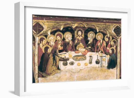 Last Supper-Jaume and Pere Serra-Framed Art Print