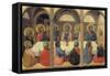 Last Supper-Sassetta-Framed Stretched Canvas