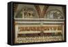Last Supper-Domenico Ghirlandaio-Framed Stretched Canvas