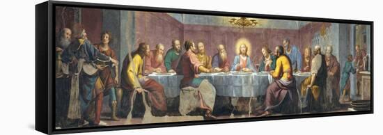 Last Supper-Matteo Rosselli-Framed Stretched Canvas