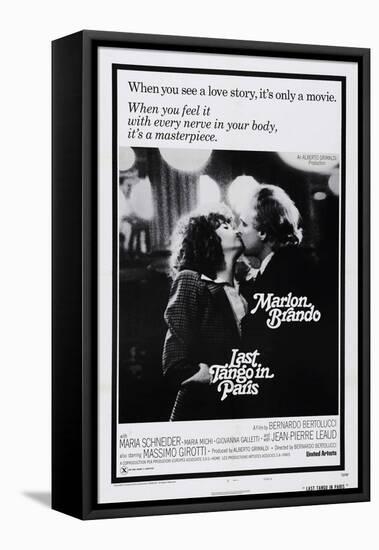 Last Tango in Paris, Maria Schneider, Marlon Brando, 1972-null-Framed Stretched Canvas