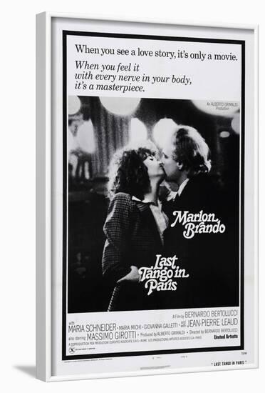 Last Tango in Paris, Maria Schneider, Marlon Brando, 1972-null-Framed Art Print