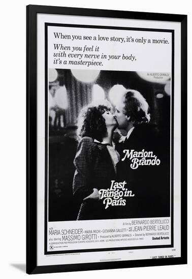 Last Tango in Paris, Maria Schneider, Marlon Brando, 1972-null-Framed Art Print