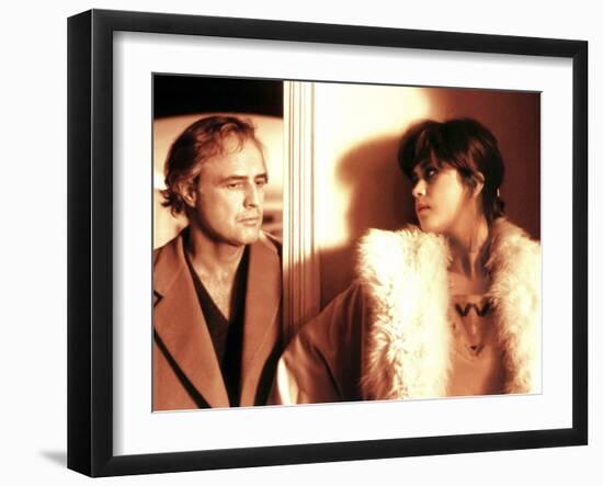 Last Tango In Paris, Marlon Brando, Maria Schneider, 1972-null-Framed Photo