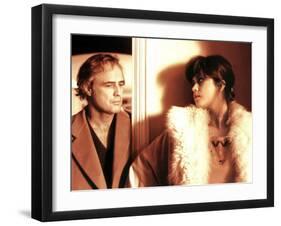 Last Tango In Paris, Marlon Brando, Maria Schneider, 1972-null-Framed Photo