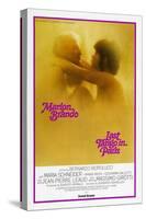 Last Tango in Paris, Marlon Brando, Maria Schneider, US poster, 1972-null-Stretched Canvas