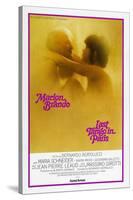 Last Tango in Paris, Marlon Brando, Maria Schneider, US poster, 1972-null-Stretched Canvas