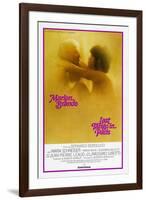 Last Tango in Paris, Marlon Brando, Maria Schneider, US poster, 1972-null-Framed Art Print