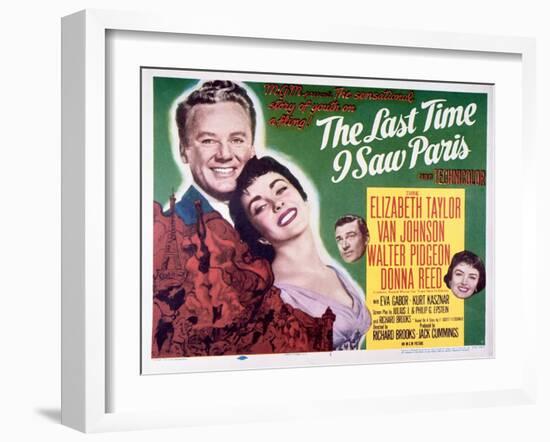 last time i saw paris - Lobby Card Reproduction-null-Framed Photo