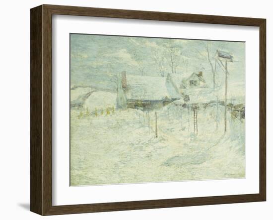 Last Touch of Sun-John Henry Twachtman-Framed Giclee Print