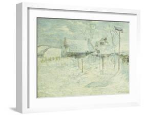 Last Touch of Sun-John Henry Twachtman-Framed Giclee Print