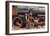 Last Train for the Coast-Paul Kelley-Framed Premium Giclee Print