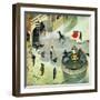 "Last Train Home", January 2, 1954-Thornton Utz-Framed Giclee Print