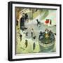 "Last Train Home", January 2, 1954-Thornton Utz-Framed Giclee Print