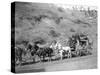 Last Trip of the "Deadwood Coach" Photograph - Black Hills, SD-Lantern Press-Stretched Canvas