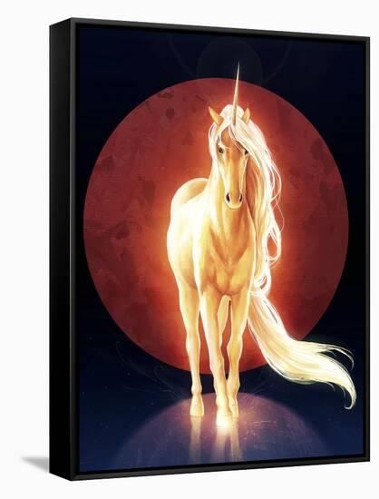 Last Unicorn-JoJoesArt-Framed Stretched Canvas