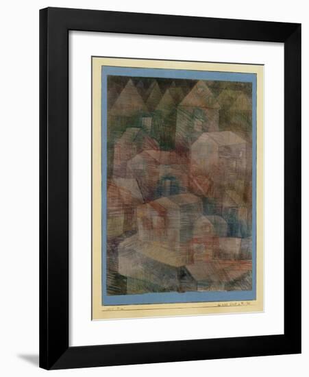 Last Village in the PH Valley-Paul Klee-Framed Giclee Print