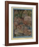 Last Village in the PH Valley-Paul Klee-Framed Giclee Print