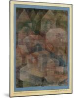 Last Village in the PH Valley-Paul Klee-Mounted Giclee Print