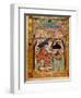 Lat 8850 F.81V St. Mark, French, from the Court School of Charlemagne-French School-Framed Giclee Print