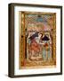 Lat 8850 F.81V St. Mark, French, from the Court School of Charlemagne-French School-Framed Giclee Print