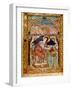 Lat 8850 F.81V St. Mark, French, from the Court School of Charlemagne-French School-Framed Giclee Print