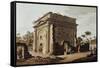 Latakia, Triumphal Arch, 1803, Engraving Taken from Views of Syria-Luigi Mayer-Framed Stretched Canvas