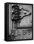 Latch door of a railcar-Panoramic Images-Framed Stretched Canvas