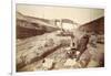 Latchford Viaduct, Showing Locks in Distance (Sepia Photo)-Thomas Birtles-Framed Giclee Print