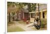 Late 19th Century Oil Lamp, Adams Corner Rural Village, Oklahoma, USA-Walter Bibikow-Framed Photographic Print